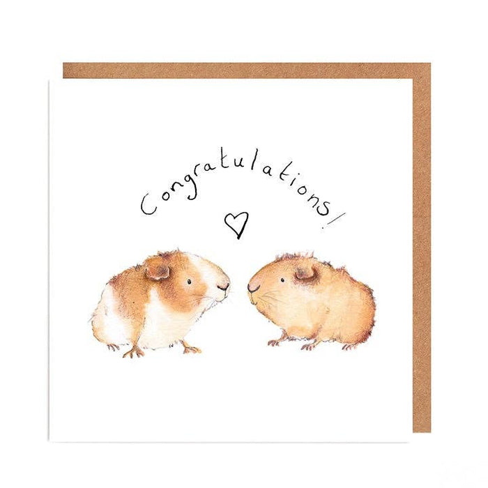 Karte Glückwunsch! | Gary & Carri Guinea Pigs