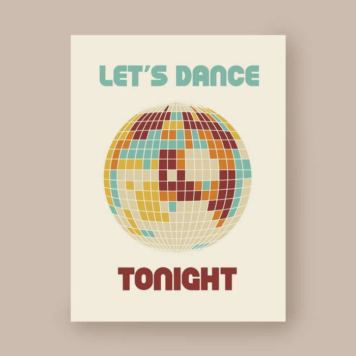 Karte, lass uns heute Abend tanzen