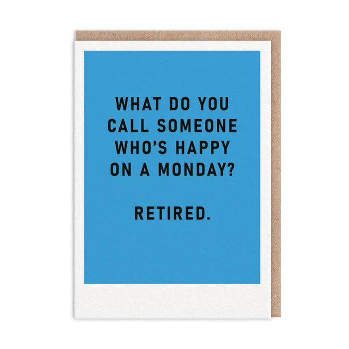 Carte Monday Retirement