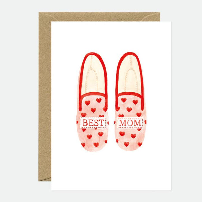 Carte Best Mom Slippers